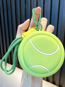 1pc Creative Sports Ball Keychain Pendant, Basketball, Baseball, Tennis, Soccer Keychain Decor, Bag Pendant, Gift For Friends, Family, Valentine's Day, Birthday, Party Decoration - Multicolor - View 8