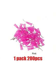 100支/包 牙科预弯冲洗针，弯针，酸蚀树脂流动复合树脂针，一次性涂抹器 - 彩色 - 查看 11