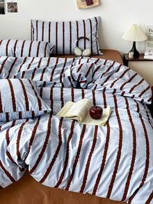 Bộ 3 món ga trải giường bằng polyester in họa tiết hoa cổ điển, phù hợp cho phòng ngủ tập thể nam/nữ, có khóa kéo, dùng được cả bốn mùa, mềm mại và thoáng khí, phù hợp với giường ký túc xá, giường đơn, giường đôi, giường cỡ lớn, có thể giặt máy (1 vỏ chăn, 2 vỏ gối, không kèm ruột chăn) - Nhiều màu - Xem 9
