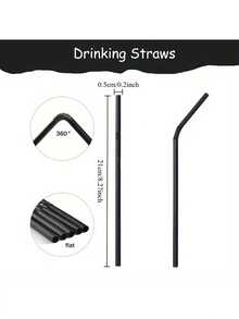Set de 4/1 4 tapas con pajitas para bebidas carbonatadas, tapas herméticas de silicona con pajitas, tapas de conservación de alimentos, reutilizables, adecuadas para refrescos, bebidas enlatadas, jugos, almacenamiento de alimentos, fiestas, regalos - Multicolor - Ver 17