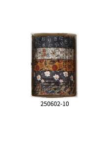 Set Pita Washi Pola Retro 5 Gulungan/Kotak, Pita Washi Desain Multi-Elemen - Untuk Scrapbooking dan Dekorasi Amplop Kartu Ucapan, Pita Kreatif, Pola Flora, Fauna, dan Bunga yang Halus - Set - View 21