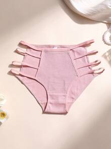 6pcs Women's Cotton Hollow Out Sexy Breathable Panties - Multicolor - View 5