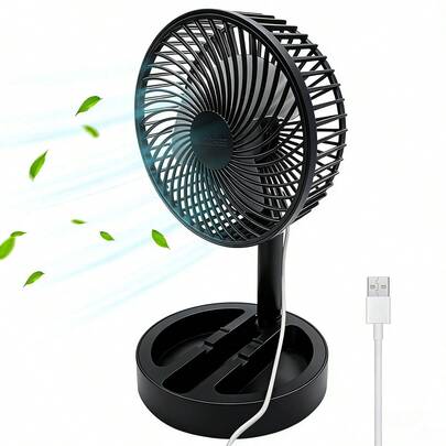 1pc Mini Fan, Unisex, Quiet & Cooling For Summer, Suitable For Travel, Daily Life, Commuting, Gatherings, Festivals. A Perfect Birthday Gift For Family, Parents, Friends, Loved Ones, And A Must-Have For Vacation And Camping.