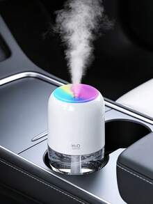 180ml Color Humidifier, Bedroom Mute Spray Humidifier, With Color Night Light Function, Fragrance Diffuser Can Be Used With Essential Oil. Suitable For Indoor Decoration And Car Decoration, An Excellent Gift To Give Her. - Multicolor - View 5