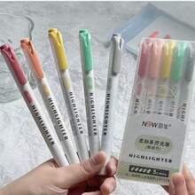 5 Stück, Doppelköpfiger Textmarker zum Markieren und Unterstreichen, kein Verschmieren auf Papier, hochwertiges Aussehen, Studenten Farbplaner Stift, speziell für Studenten geeigneter Wasserfarben Stift, Doppelköpfiger Textmarker speziell für Kunststudenten, Textmarker speziell für Schüler und Studenten, kompatibel mit Kunstbüchern für Studenten - Sätze - Übersicht 16