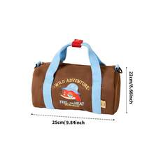 Miniso Disney Zootopia Nick/Judy Large Cylinder Bag With Pouch, Wear-Resistant Fabric,Travel Essential,Best Gift(1 PC) - Multicolor - View 4