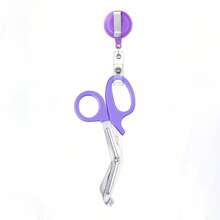 1/3 Sets Stainless Steel Care Scissors With Expandable Badge Scroll- Compact Pocket Design Portable And Non Falling, For Offices, Sewing, Home Crafts, And Schools Student Handicraft Course Fashion Accessories, Durable Tool Design - Multicolor - View 17