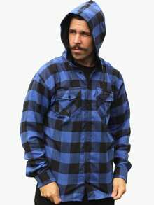 Men Coats - Royal Blue - View 6