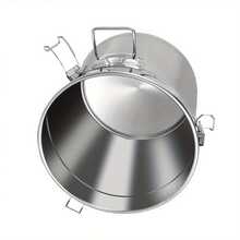 kangten 21L Airtight Rice Bucket Stainless Steel Canister Food Storage Container W/ Lid - Silver - View 7