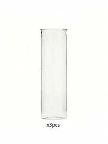Bộ 10 bình hoa nhựa hình trụ, bình hoa đơn thân trong suốt dáng mảnh, phong cách tối giản, phù hợp trang trí nhà cửa, đám cưới, tiệc sinh nhật, tiệc cô dâu, tiệc tùng, trang trí trung tâm bàn tiệc, dành cho người lên kế hoạch sự kiện và trang trí tiệc - A - Xem 16