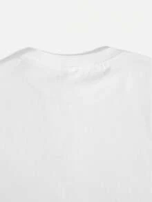 WomanMother's Day Limited Edition T-Shirt Mother-Daughter Denim Style ParentPrinted T-Shirt Spring Summer Soft And Breathable Short Sleeve Crew Neck Casual Top Machine Washable Regular Fit Shirt Machine Washable Gift For Mother - White - View 5