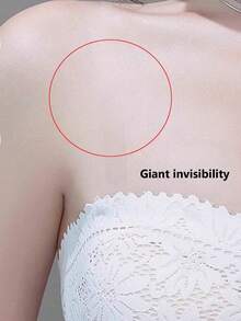 1 Pair Widened Transparent Matte Invisible Bra Straps, Adjustable Transparent Straps With Anti-Slip Accessories - Multicolor - View 7