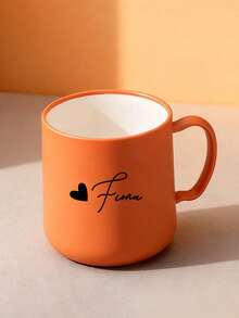 可定制姓名个性化礼品马克杯，多种颜色可选，可水洗，适用于啤酒、果汁、牛奶、咖啡等饮品，独特的特殊场合礼物，个性化照片咖啡杯，定制户外露营杯，定制圣诞礼物，个性化周年纪念照片马克杯，送给家人、朋友和宝宝的完美礼物，个性化万圣节搪瓷杯，定制马克杯，定制咖啡杯，易于清洁，精致简约，高品质定制产品，厨房用具 - 多色 - 查看 5