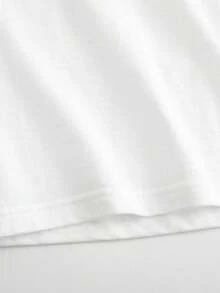 Sudadera de Pelo Polar para Mujer con Cuello Redondo - Suelta, Estiliza la Figura, Versátil, Cálida para Outfits de Navidad Estoy bien con Cabeza Garabato Nuevo para 2025  Adecuado para - Blanco - Ver 5