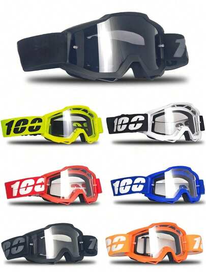 Gafas de esquí y montañismo, gafas de motocicleta, gafas a prueba de viento, gafas de ciclismo para deportes al aire libre, gafas para motos de nieve y todoterreno, gafas de esquí, gafas a prueba de viento para exteriores, gafas de bicicleta/gafas de motocicleta todoterreno, lentes de alta definición, a prueba de viento y polvo, unisex, de moda y versátiles, transpirables para todas las estaciones, adecuadas para ciclismo todoterreno