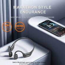PHILIPS TAA6609C Open Ear Wireless Bluetooth Headphones, Bone Conduction Inspired Ear-Hook Headset, Night Light & Sweatproof Design, Stereo Calling, Long Battery Life, Outdoor Sports Headphones For Running, Cycling, Workout - View 9