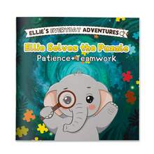 Elefante Ellie "Desafío de Rompecabezas Aventura" - Serie de Pensamiento Espacial y Enfoque, Bestseller Interactivo - Elefante Ellie - Ver 1