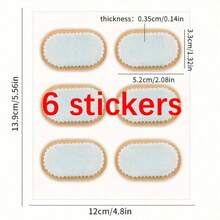 6pcs Self-Adhesive Multi-Function Foot Pads - Soft Gel Cushions, Protect Toes, Calluses And Heels, All-Day Comfort - Multicolor - View 7