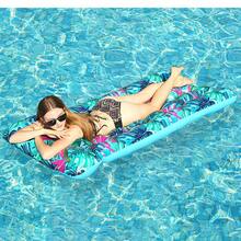 21-Hole Inflatable Water Hammock, Heart-Shaped Floating Lounger, Adult Inflatable Water Hammock, Foldable Floating Bed - Multicolor - View 8