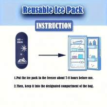 1PC Reusable Hot Cold Gel Ice Pack, Leak-Proof Flexible Cooling Pad, Skin-Friendly Soft Hot Cold Therapy Pack For Pain Relief, Muscle Ache, Joint Pain, Headache, Swelling, Injury Recovery & Body Relaxation, Portable Long-Lasting Ice Heat Pad For Sports, Home, Office, Travel, Outdoor, School & Daily Use, Essential Health Care & First Aid Tool For Whole Body Comfort - Multicolor - View 7