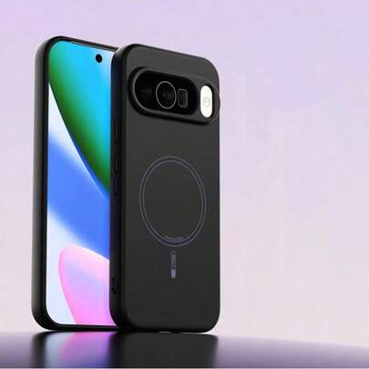 磁吸式绒面手机保护壳，兼容 Pixel 6、6 Pro、6A、7、7 Pro、7A、8A、8、8 Pro、9、9 Pro、9 Pro XL、9A、10、10 Pro、10 Pro XL，以及 11、12、13、14、15、16 Pro Max、17、17 Pro Max、17 Pro、S21、22、23、24、25 Plus、25 Ultra。