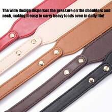1 X 75cm/29.53 pulgadas Correa de bolso de piel sintética extraíble para bolso de mujer o bolso de hombro - Accesorio de bolso ajustable con acabado dorado y disponible en varios colores, accesorios esenciales para vacaciones - Multicolor - Ver 6