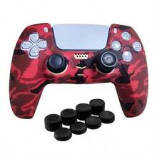 9件套PlayStation 5手柄保护套，硅胶套+8个摇杆帽 - 查看 10