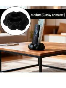 1pc Cute Cloud Remote Control Holder & Storage Box - Black & White Modern Design, Soft Pad Top, Fits TV, DVD Player, Blu-Ray Player, Audio System, Game Console - Decorative Storage Box Saves Space - 1PC - View 9