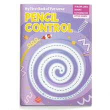 Pre-Writing Control Practice Workbook, Includes Tracing Lines And Hand Control Exercise Pages, Aims To Improve Pencil Grip, Stroke Control And Fine Motor Skills; Pattern Drawing Exercises Help Improve Focus And Prepare For Writing, Suitable For Home Or Classroom Use. Back To School - Pencil Control Workbook - View 1