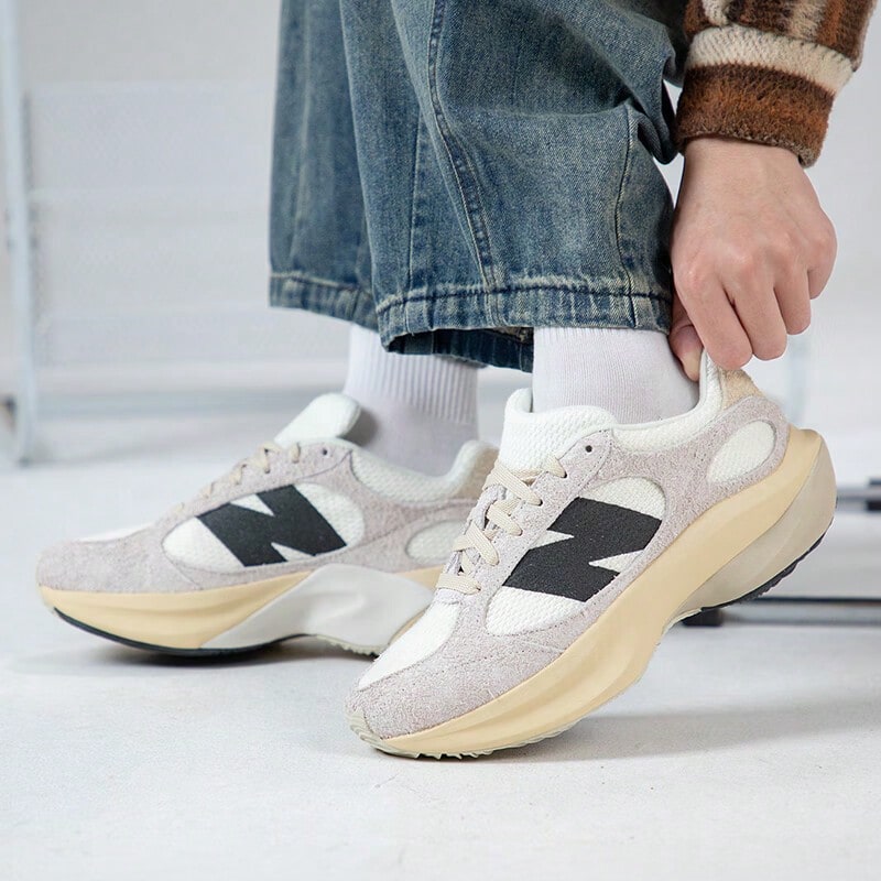 New Balance Men's And Women's New WRPD Eggshell Shoes, Thick-Soled Retro Dad Shoes, Sporty Casual Shoes UWRPDMOB - White - View 1