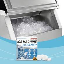 Pastillas limpiadoras para máquina de hielo, limpiador descalcificante y desodorizante para uso doméstico suave - 12 piezas - Ver 5