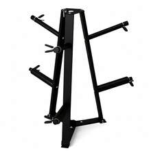 RAVIAN Weight Plate Tree Rack, Heavy-Duty 2-Inch Steel Plate Storage Stand With Multiple Pegs, Space-Saving Gym Organizer For Home & Garage Gym - A - 查看 10