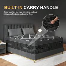 Duchess 12"14"Twin Full Queen King Size Bed Mattress In A Box, Medium Firm Hybrid Pocket Spring Gel Memory Foam Mattress For Motion Isolation & Silent Sleep&Lumbar Support & Pressure Relief - 12寸 - 查看 7