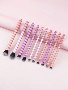 Bộ 10 cọ tán phấn mắt sợi tổng hợp mới, cọ trang điểm mắt đa năng, nhỏ gọn tiện mang theo khi đi du lịch. - Nhiều màu - Xem 6