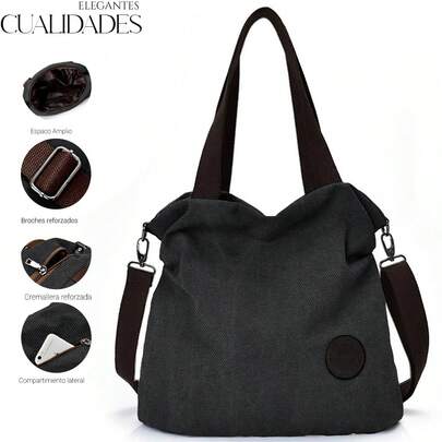 Shendy Vendy Bolso Tote Multifuncional De Gran Capasidad Para Mujer Bolso Casual Para Estudiante