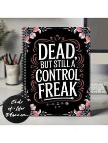 1 Pc MyFinalWishesCone End-Of-Life Planning Binder Spiral-Bound Notebook With Double-Durable Design. Spiral Binding Ensures Durability And Smooth Writ - A - View 5