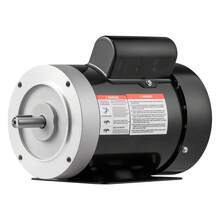 0.5 HP Electric Motor, 1725RPM Air Compressor Motor, CW/CCW Rotation, 5/8 Inch Shaft Diameter, 1.88inch Shaft Length, 2.07N.M Torque, Single-Phase, TEFC Cooling, 115V/230V, 56 Frame - 0.5HP 1725RPM Single Phase - View 8