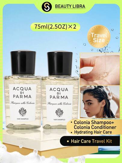 Acqua di Parma 2 x 75毫升 PRM Crotonia 洗发水（经典古龙水）