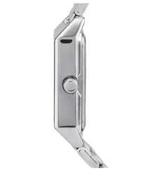 Casio LTP-V007D-1B 女士腕表，方形黑色表盘，不锈钢表带，简约石英腕表，优雅正装表，完美的生日和毕业礼物 - 黑色 - 查看 9