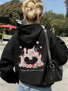 Disney Felpe e Felpe con Cappuccio da Donna - nero - Visualizzare 1