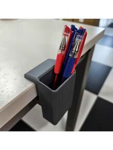 A Desk Pen Holder With Screw Switch Design, Space-Saving, Suitable For Thick Desktops, Perfect For Home And Office Organization - Multicolor - View 12