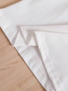 Tween GirlsPolo Collar Short Sleeve T-Shirt, Summer - White - View 5