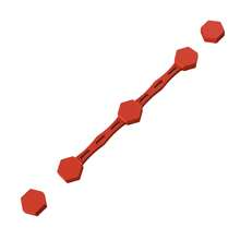 一套空气炸锅磁性硅胶夹，用于固定空气炸锅烘焙纸垫，防止一次性烘焙纸垫覆盖食物并接触加热元件，避免烧焦。 - 彩色 - 查看 8