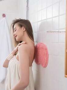 Slouchy Foot & Back Scrubber, Bathroom Massage Shower Dead Skin Remover, Silicone Anti-Slip Bath Tub Scrub Mat - Multicolor - View 12