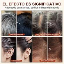 2 en 1 Peine con Tinte De Cabello, Cubre Canas en Barra para Mujer, Resistente Al Agua y Al Sudor, Tinte Rápido, , Peine para Tinte de Cabello Portátil, Unisex (Marrón) - Negro - Ver 8