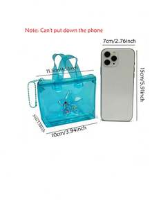 Girls' Fashion Star Glitter Mini Coin Purse, Transparent Jelly Storage Bag, Party Supplies Small Gift Pouch - Multicolor - View 6