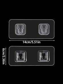Plastic Power Strip Holder With Self-Adhesive Detachable Router Bracket, Suitable For Men And Women, No Drilling Outlet Organizer Rack, Applicable For Home And Office, Invisible Hanging Bracket, Suitable For Bedding, Bedside, Bed Frame, Room Essentials - Power Strip Fixing - View 11