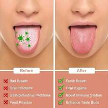 1pc Professional Stainless Steel Tongue Scraper - Adult Metal Tongue Cleaner, Reduces Bad Breath, Improves Oral Hygiene, Unscented, Includes Storage Case - Silver - View 6