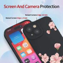 Liquid Silicone Case For Samsung Galaxy A17 5G/4G, Ultra-Thin, Elegant, Floral And Cute Cartoon Pattern, Mobile Phone Case, Soft Shockproof TPU (Black Q07), 41812733 - 乾枯玫瑰色 - 查看 2