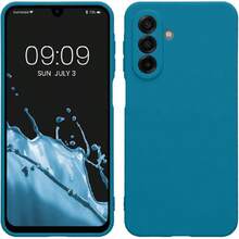Case Compatible With Samsung Galaxy A17 4G/5G - With Raised Edges - Suitable For Wireless Charging - Matte Ocean Blue, 41808666 - 黑色 - 查看 1